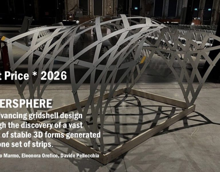 Il padiglione HyperSphere vince la Pavilion Competition IASS-IWSS 2026